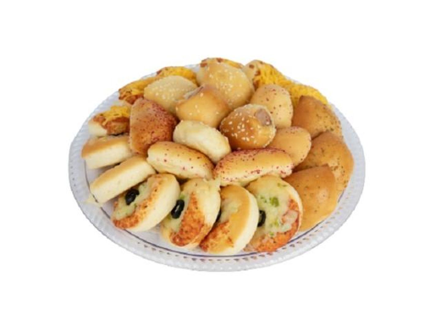 صحن مشكل + بيتزا كبير - صغير