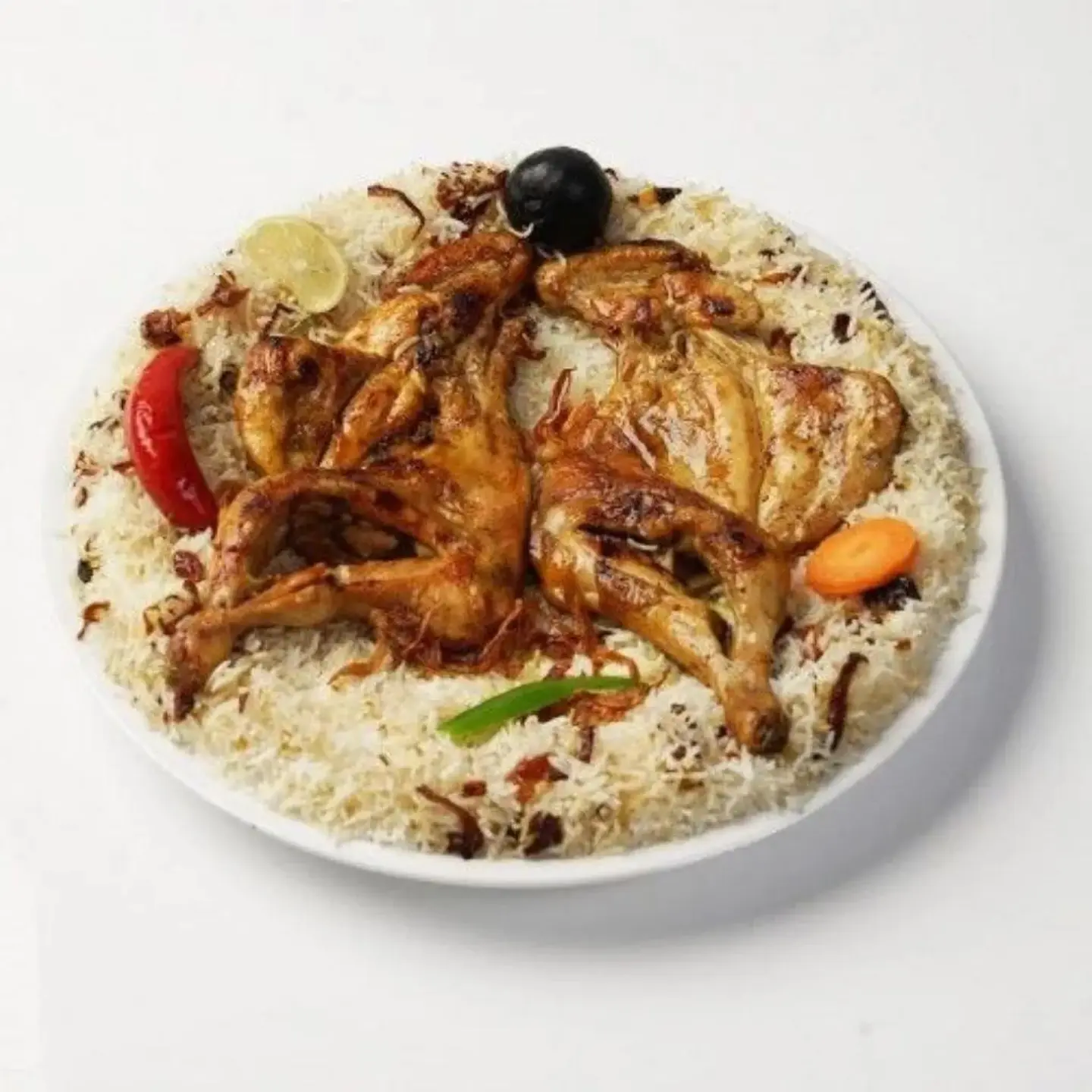 مظبي - نص حبة دجاج