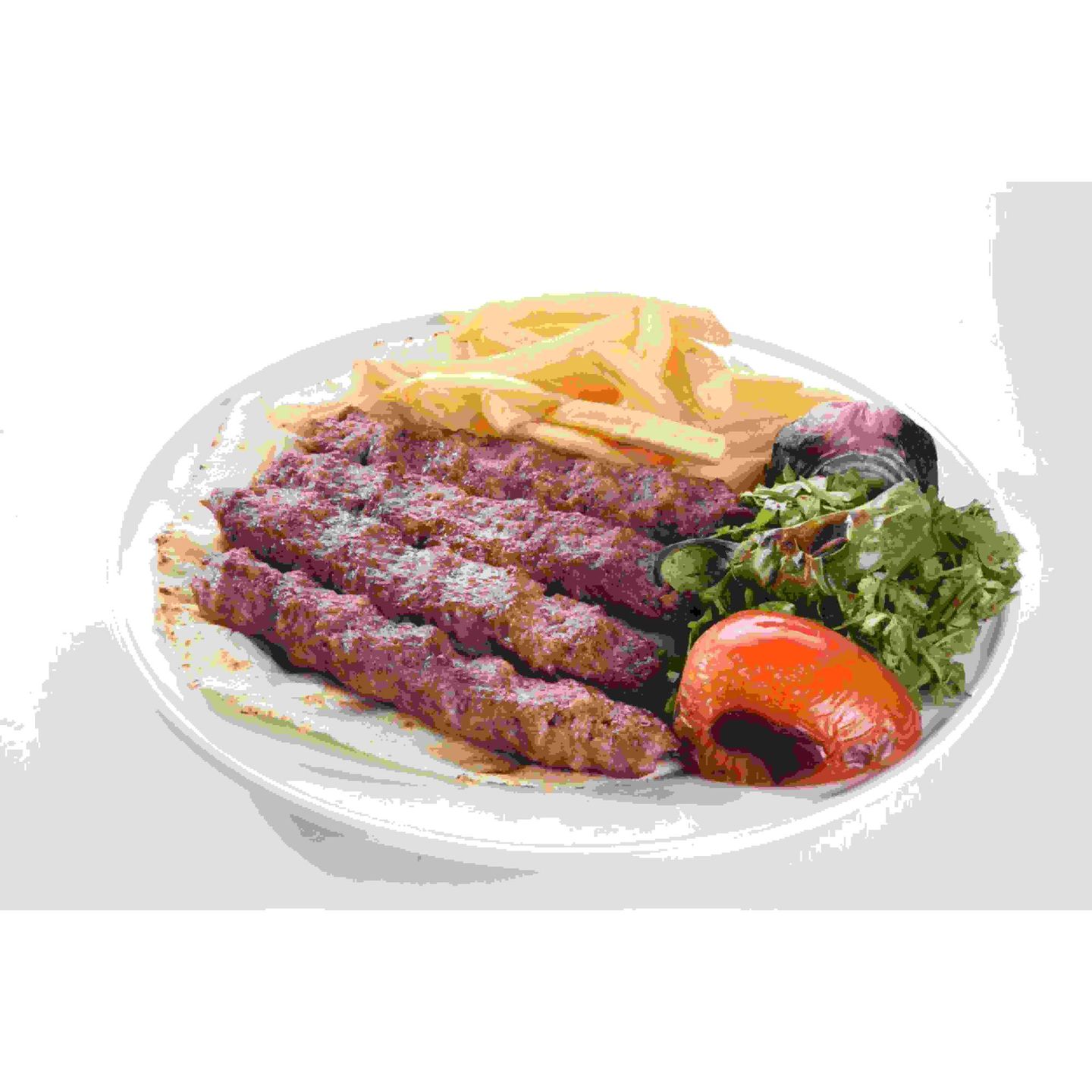 طبق كباب لحم  - سادة