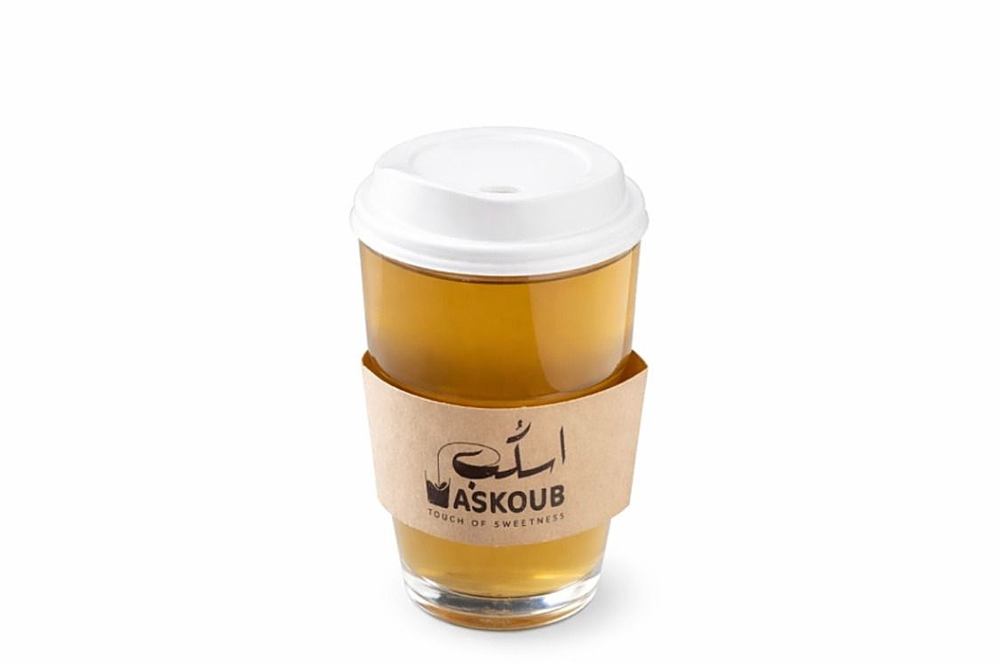 شاي زنجبيل - كوب ورق