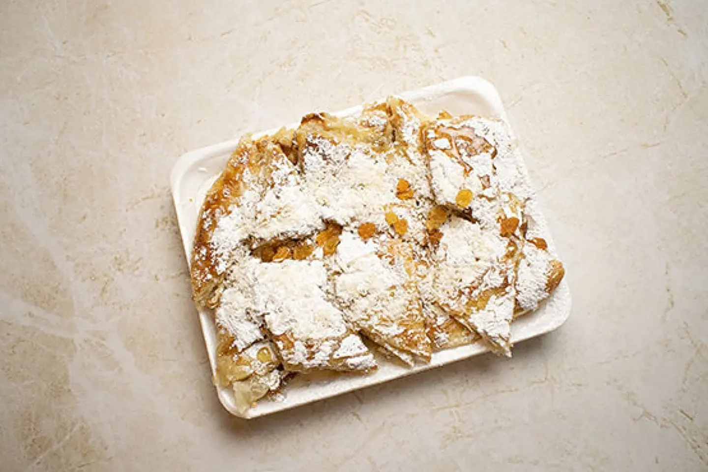 Feteer With Cream And Honey - Medium