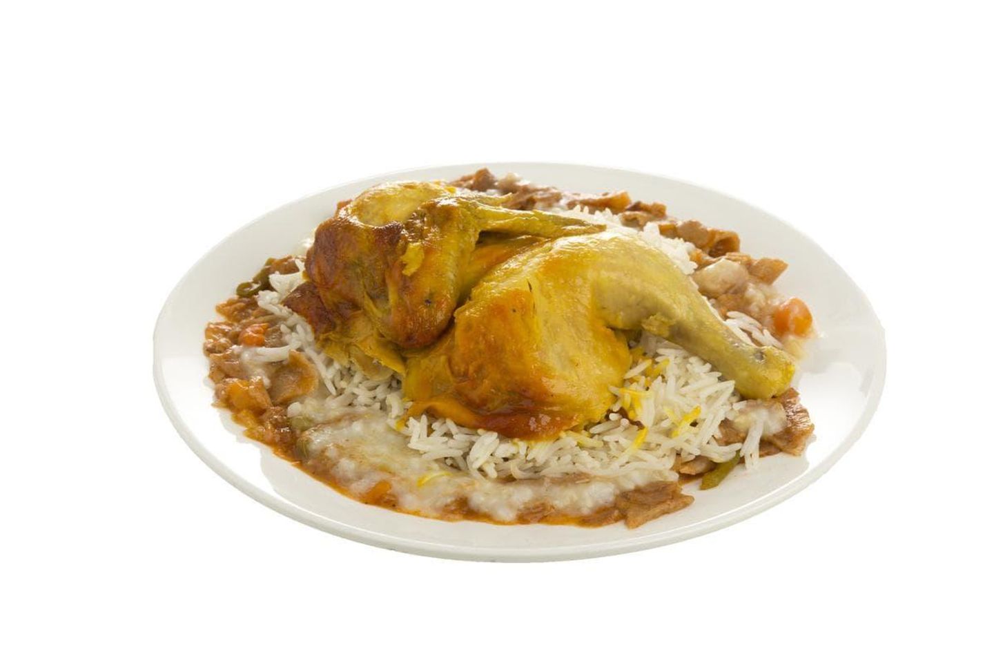 دجاج عدني مثلوثة - نص حبة