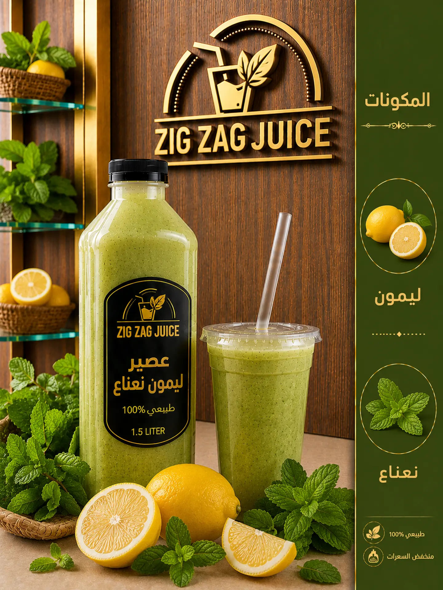 Lemon With Mint - Cup Medium
