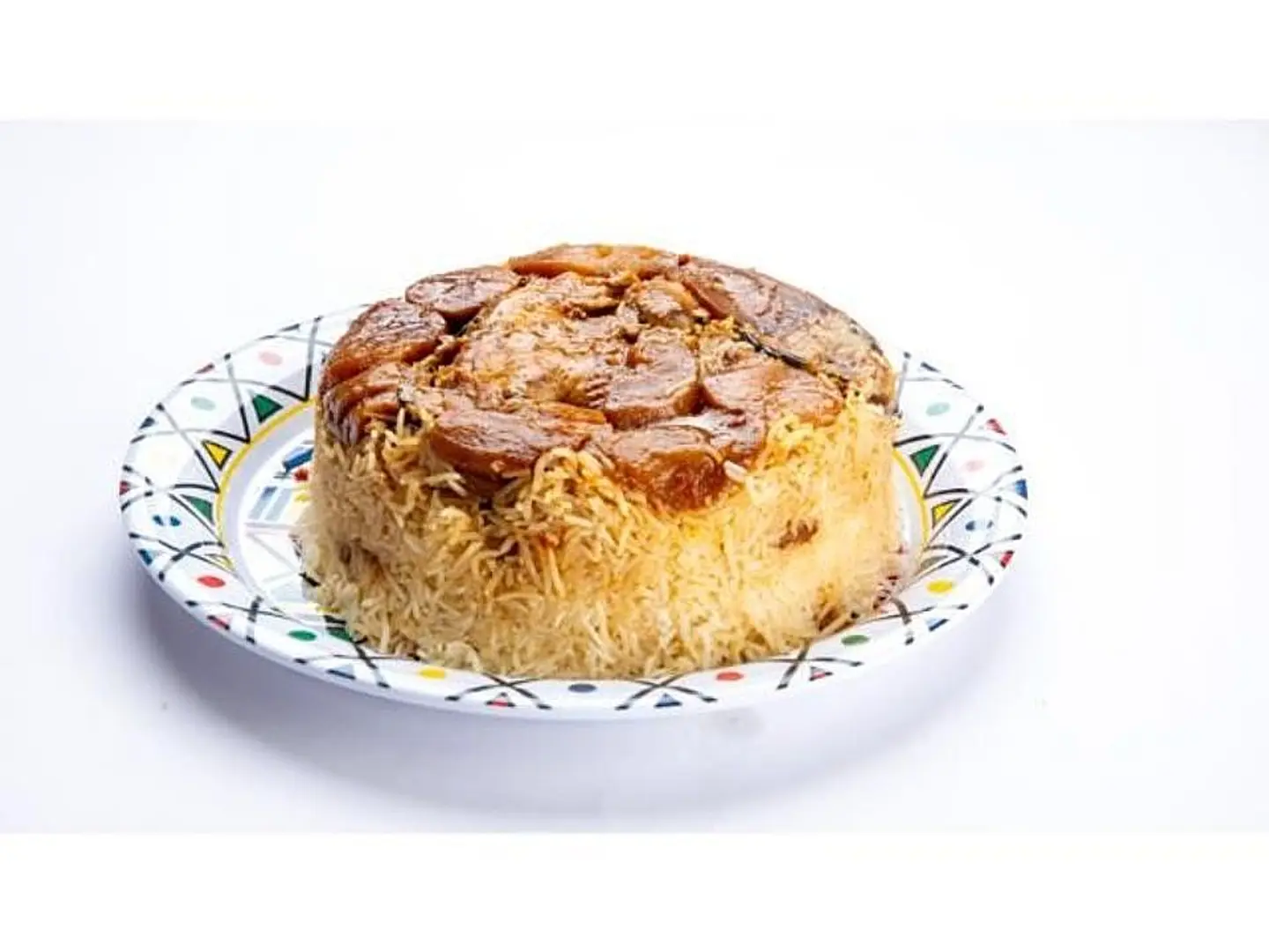 Special Maqluba Half A Chicken - Mandi Rice