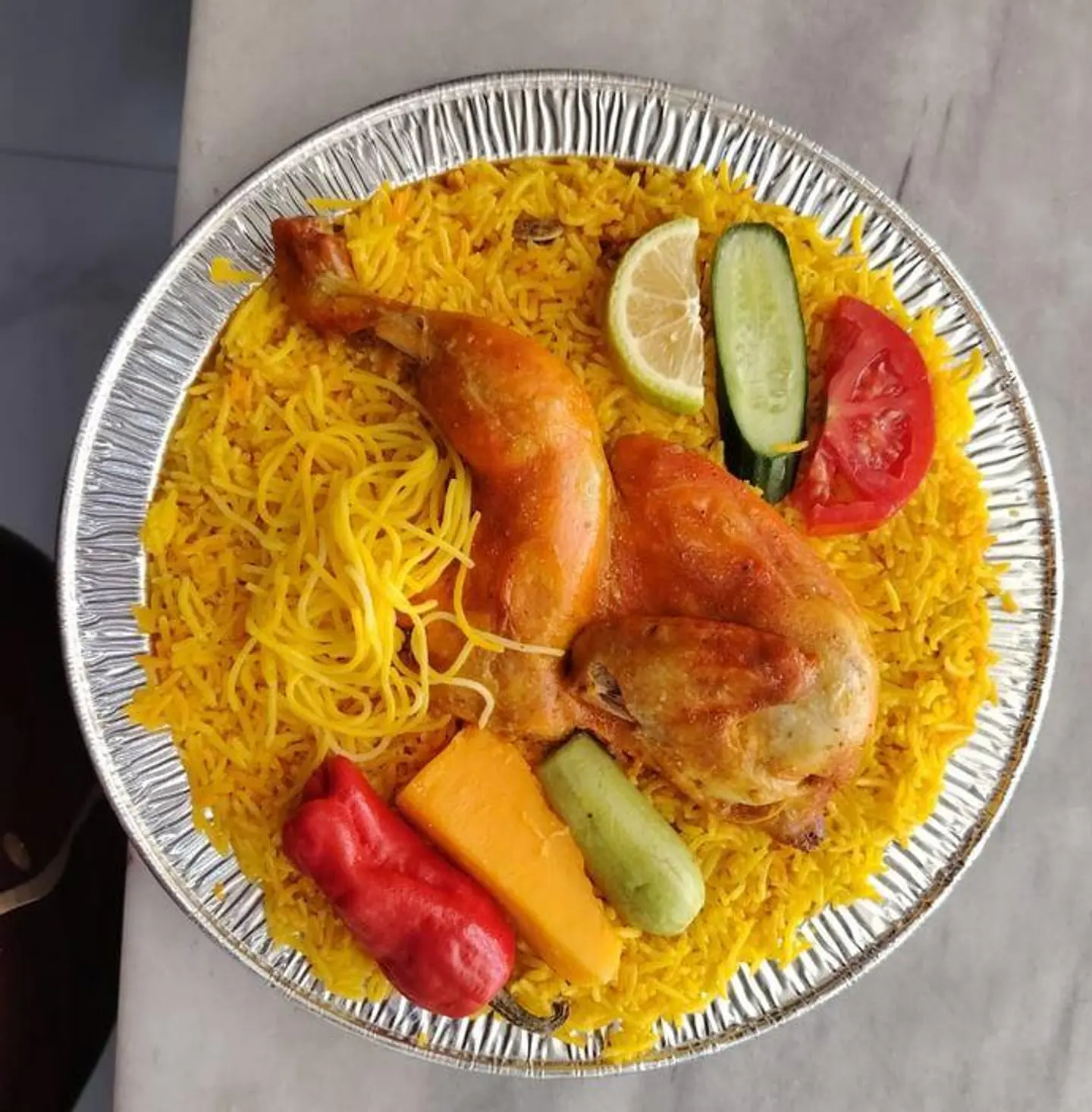 Mandi Chicken With Rice - Half A Chicken