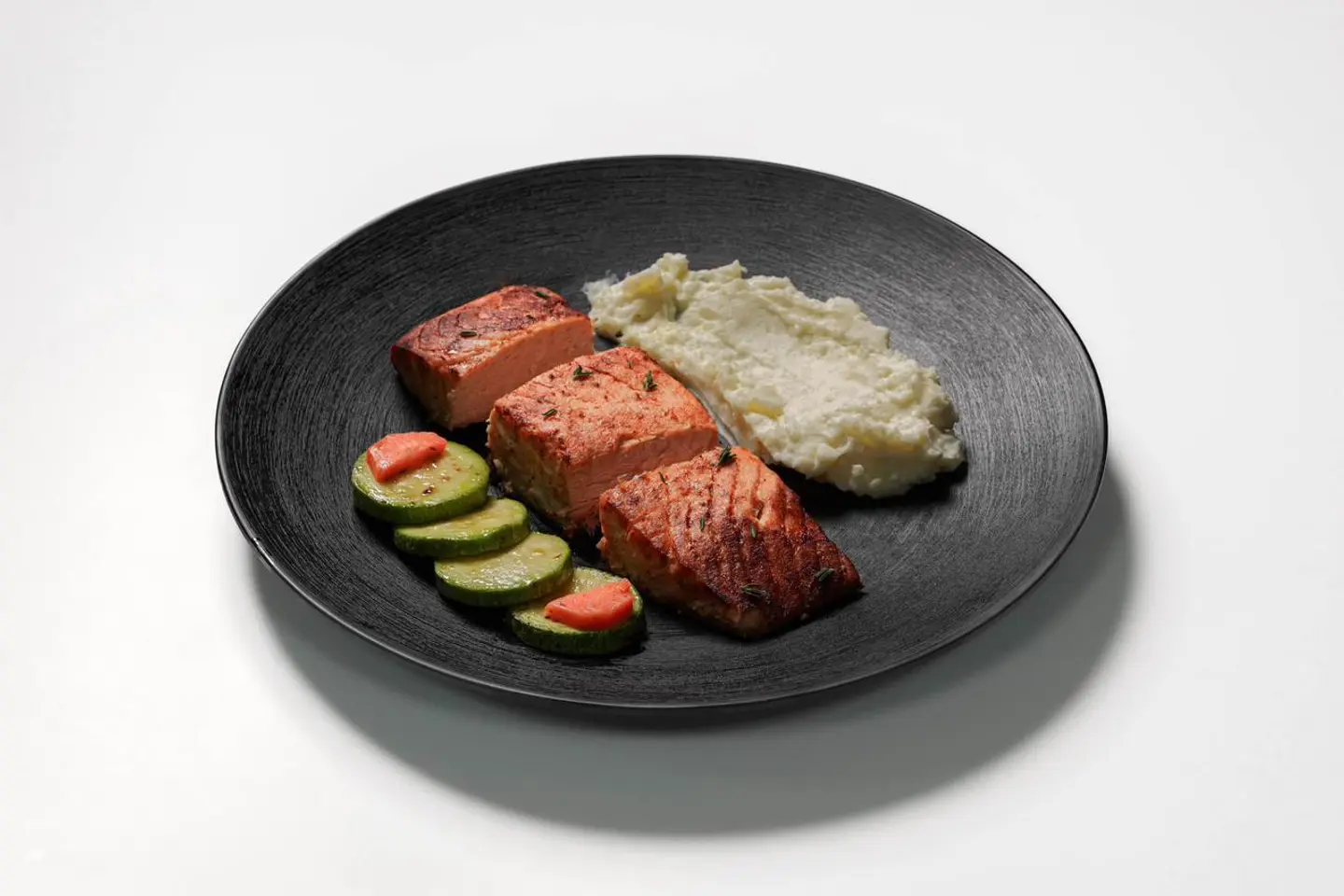 سمك السالمون - مقلي