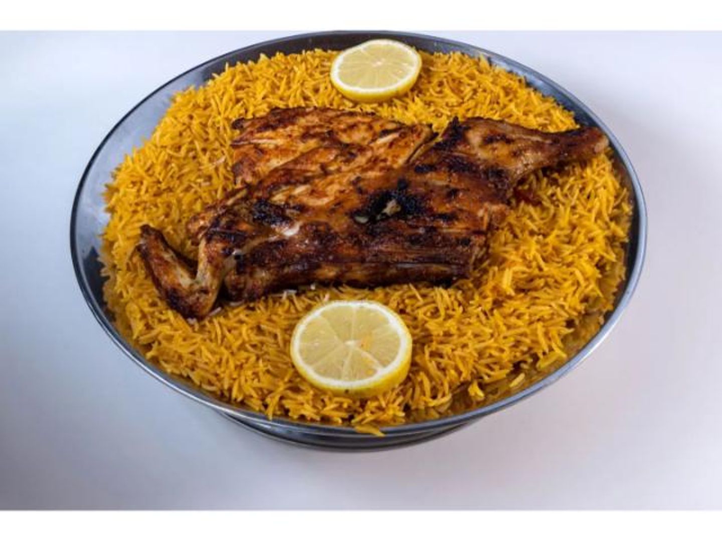 Charcoal Chicken With Rice - Half A Chicken