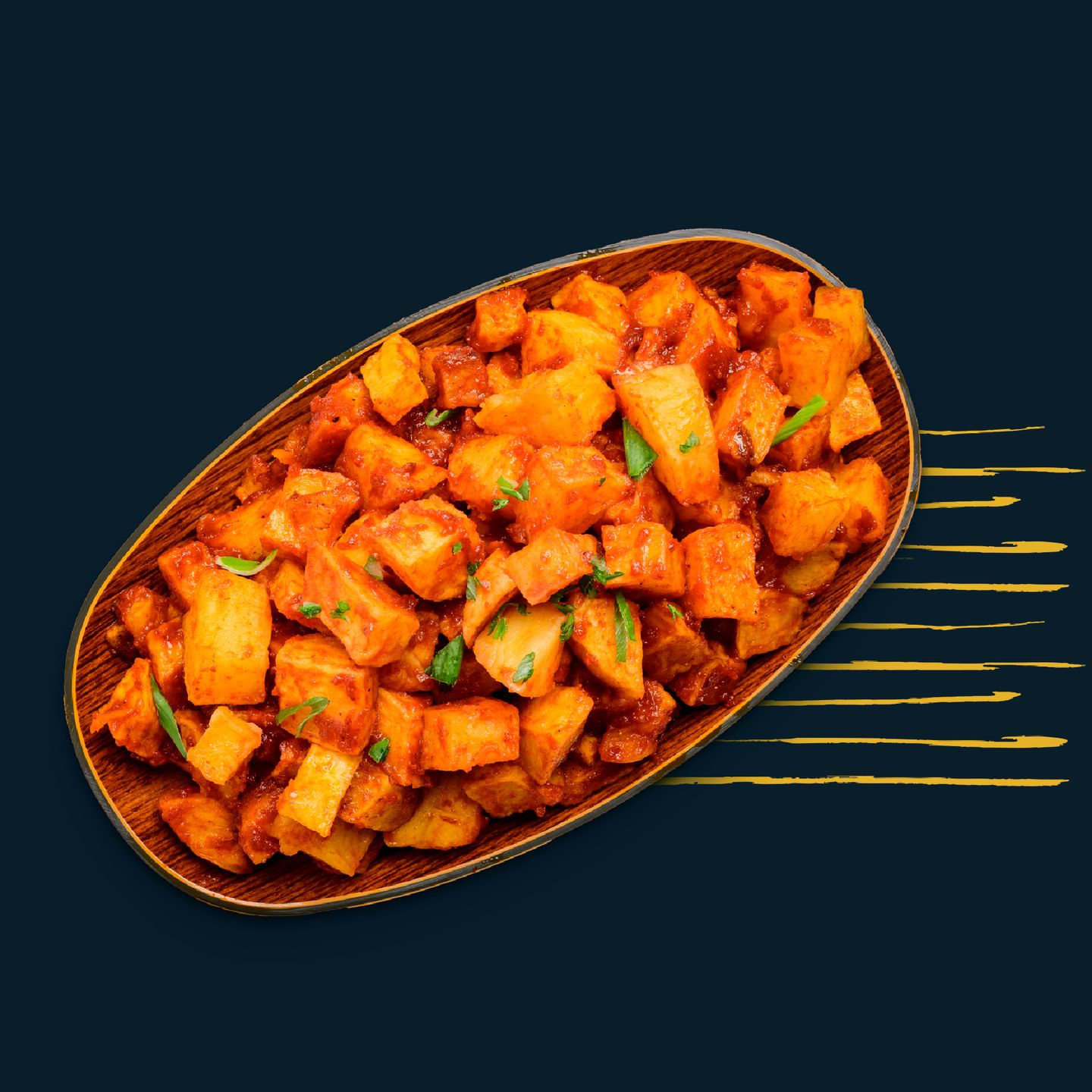 بطاطس مكعبات - صغير