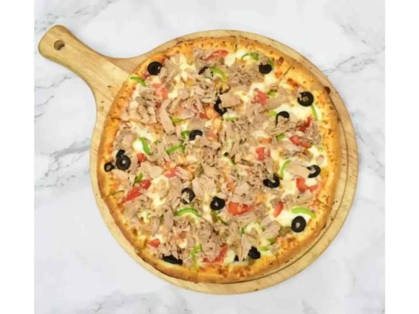 بيتزا خضار مع تونة - صغير