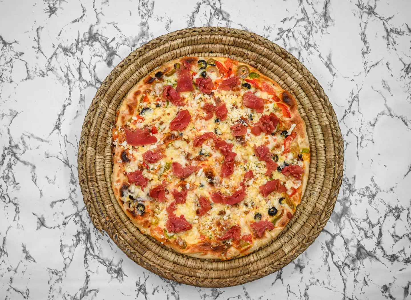 Sausage Pastrami Pizza - X Small