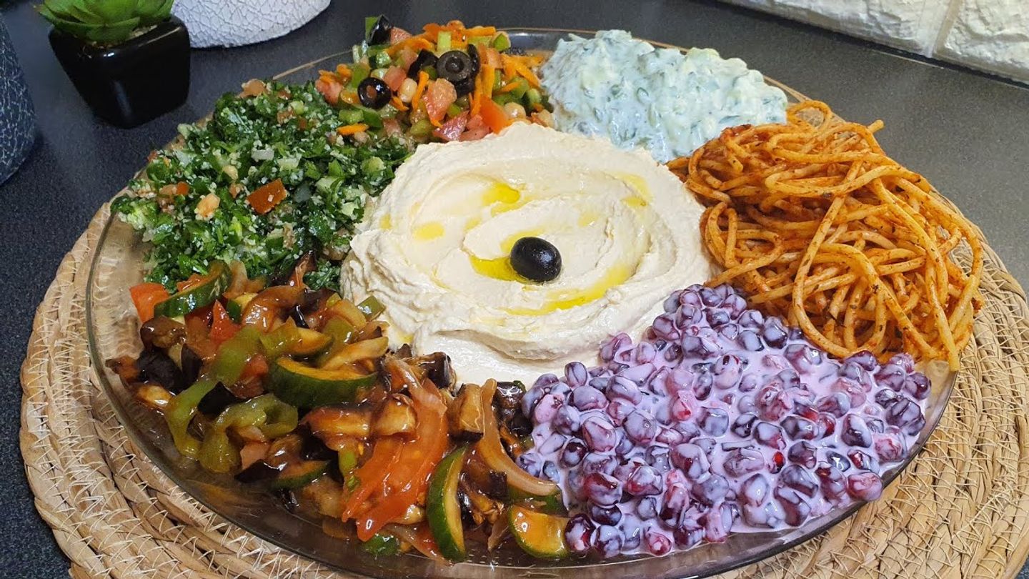 صحن مقبلات مشكل - صغير