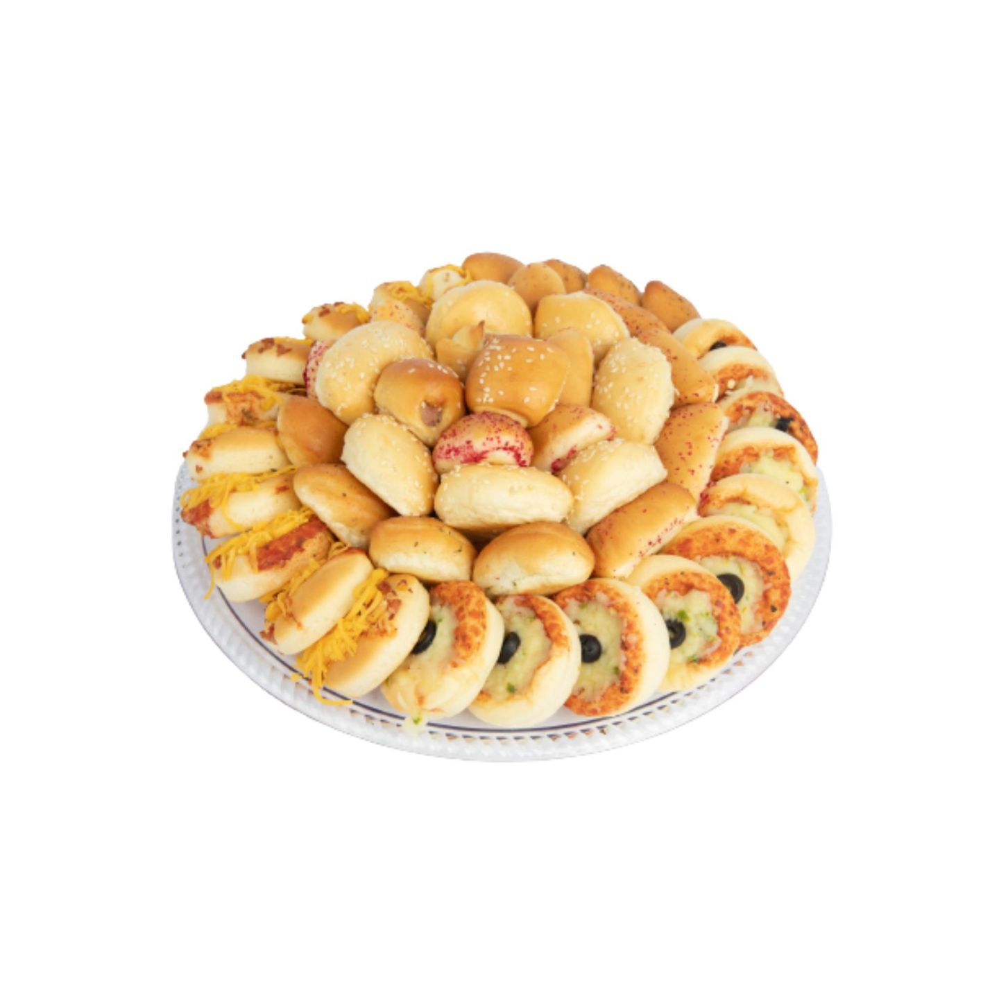 طبق معجنات مشكلة - وسط