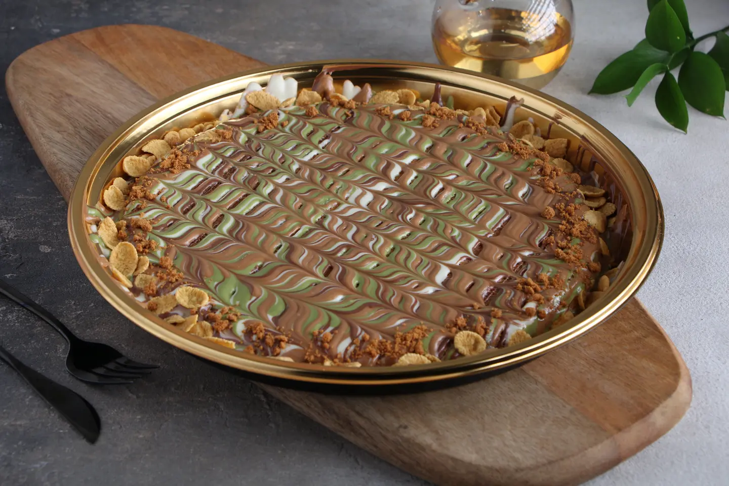 كنافة مكس صوصات - صحن صغير