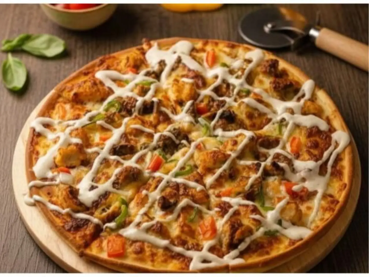 Chicken Barbecue Pizza - Small