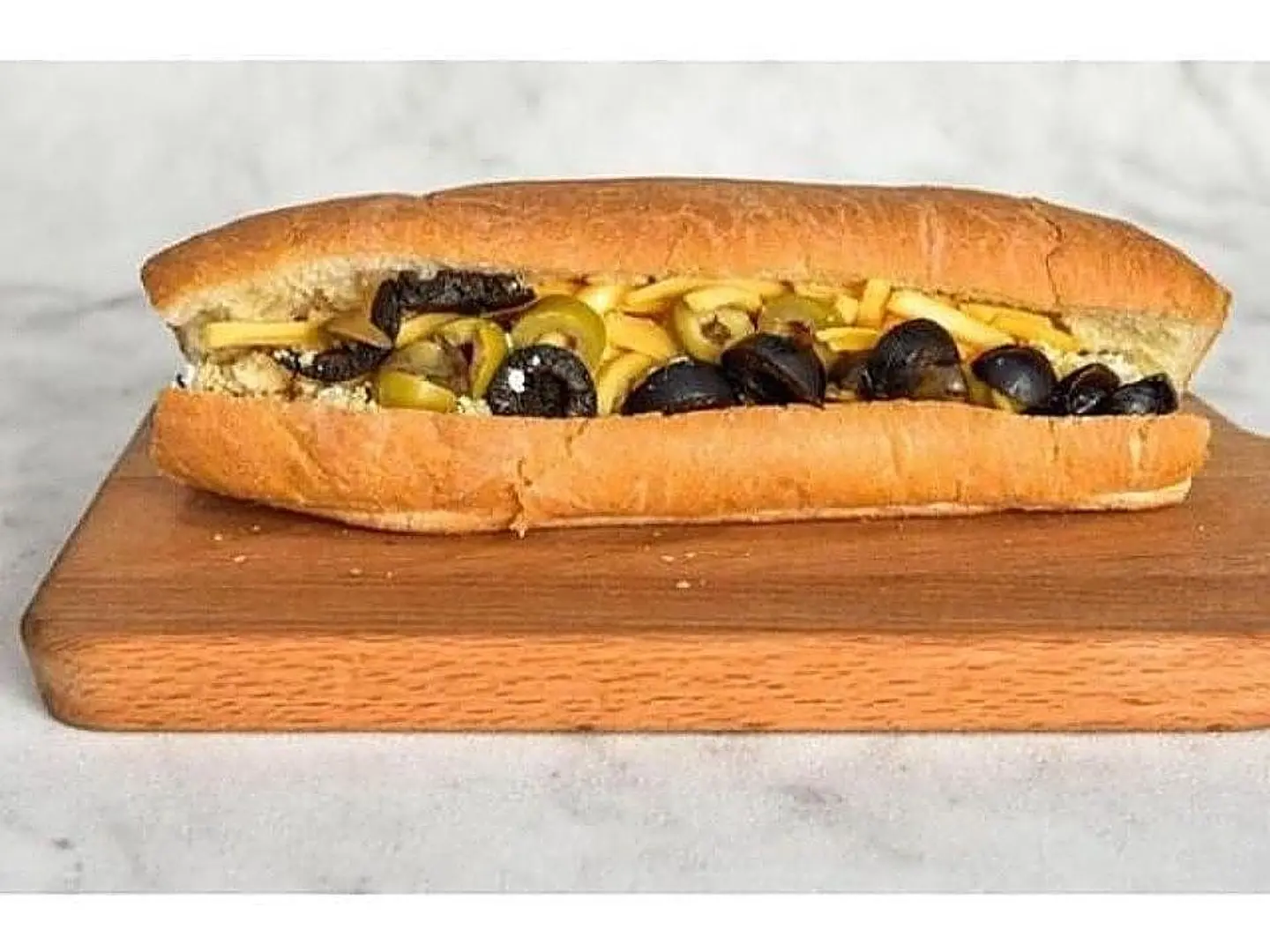 Cheese And Olives Sandwich - Small