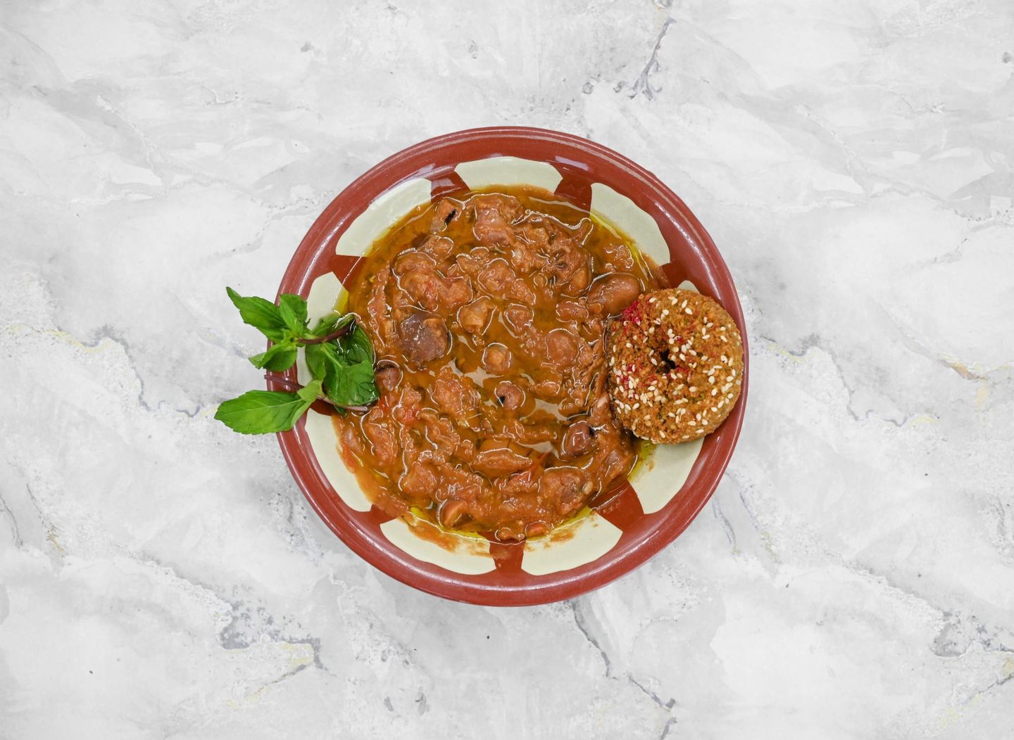 فول بالطماطم - صغير