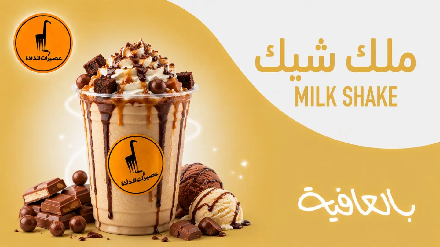 ميلك شيـك - لتر ونصف