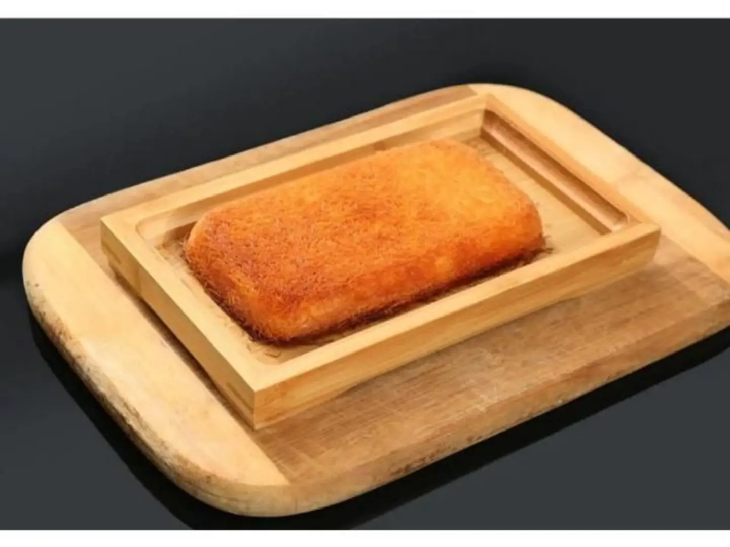 Rectangular Kunafa Cream - Small