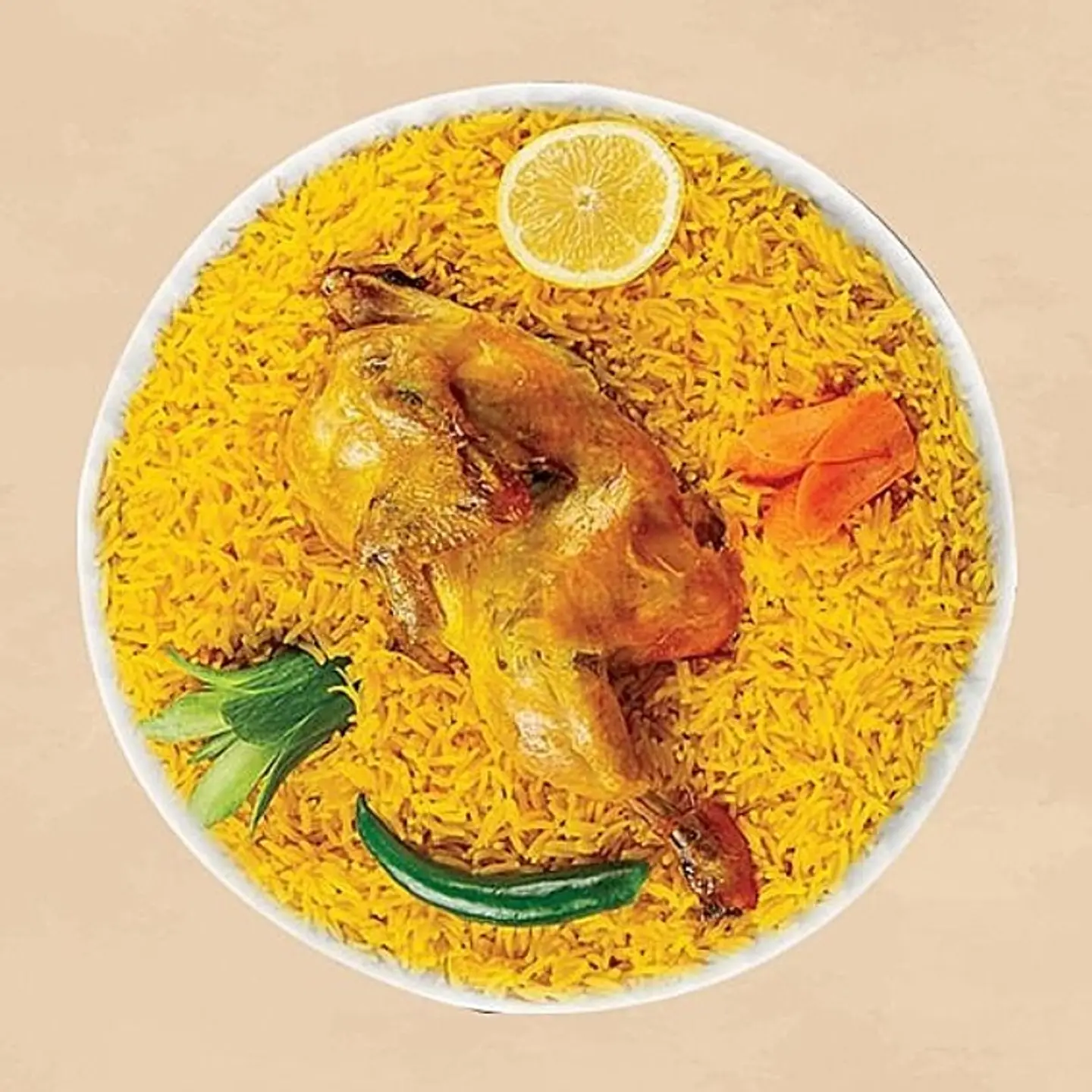 Chicken Mandi - Half A Chicken