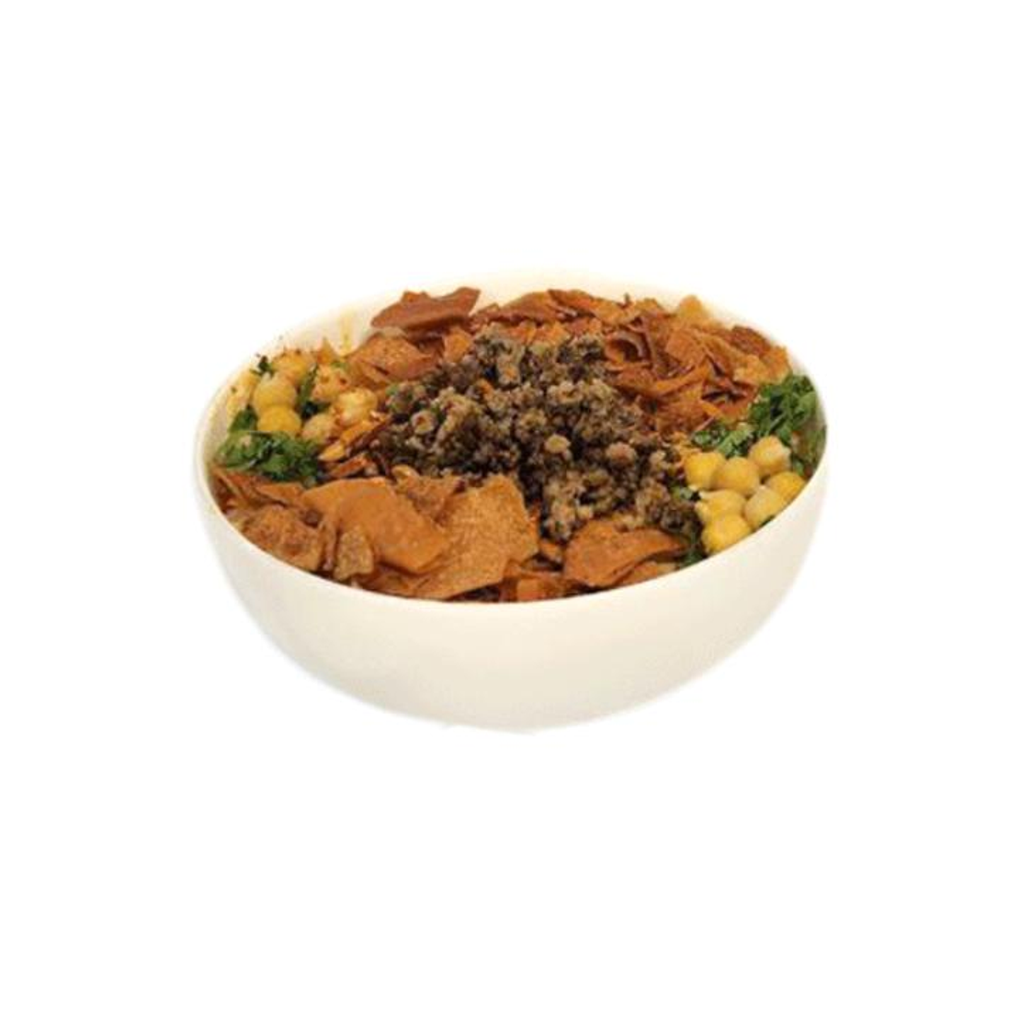 Chickpea Fatteh With Olive Oil And Almonds - Small
