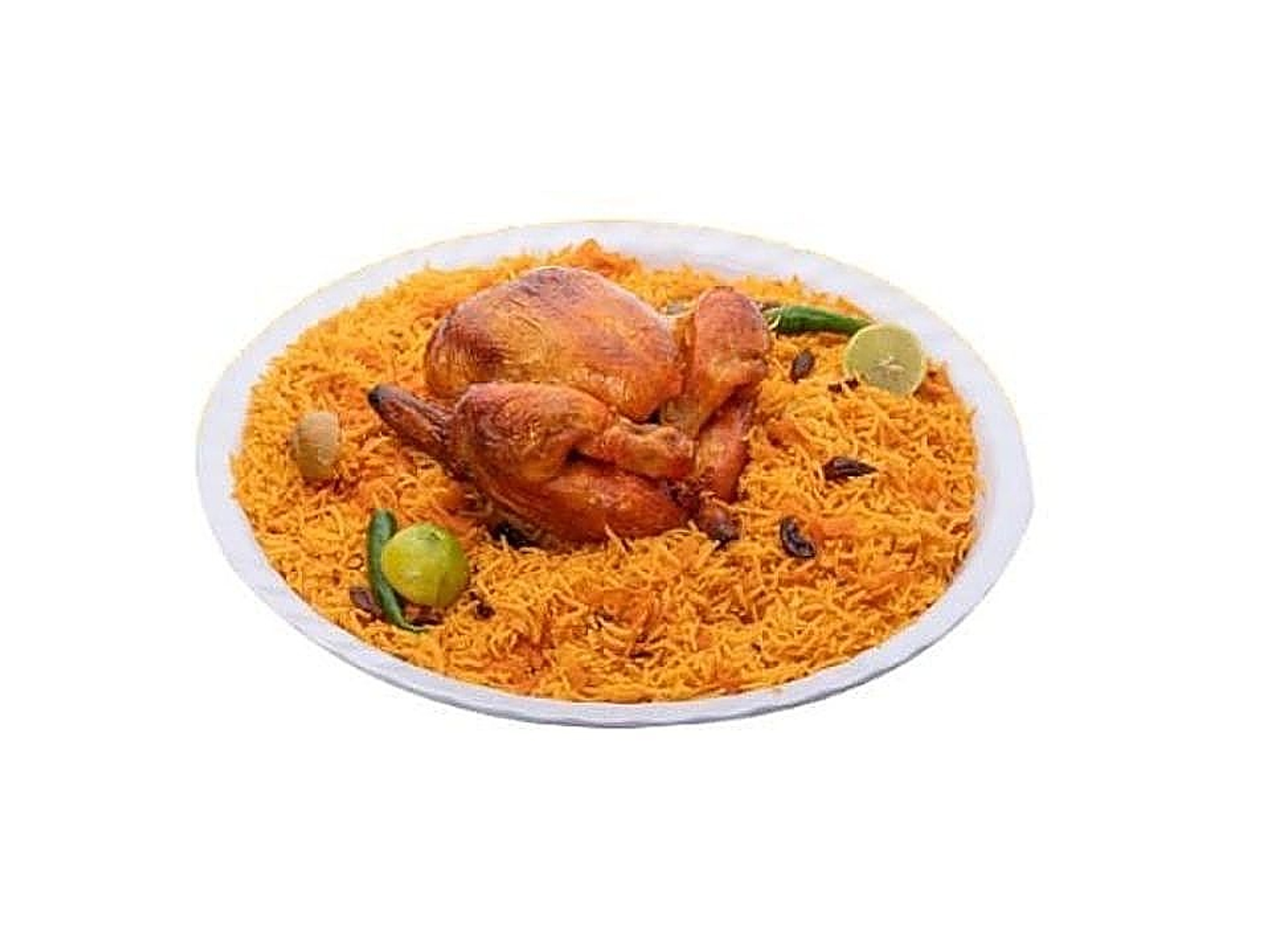 Rotisserie Chicken With Rice - Quarter Of A Chicken