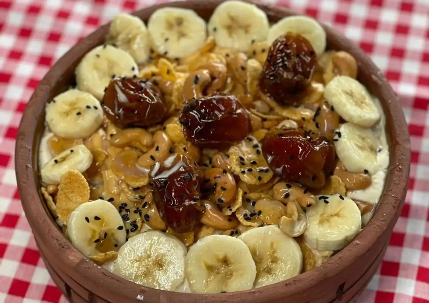 عريكة وافل الجي بالفواكه - دخن