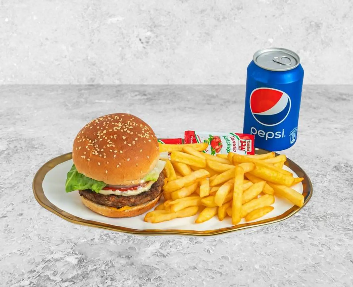 Beef Burger Meal - Single
