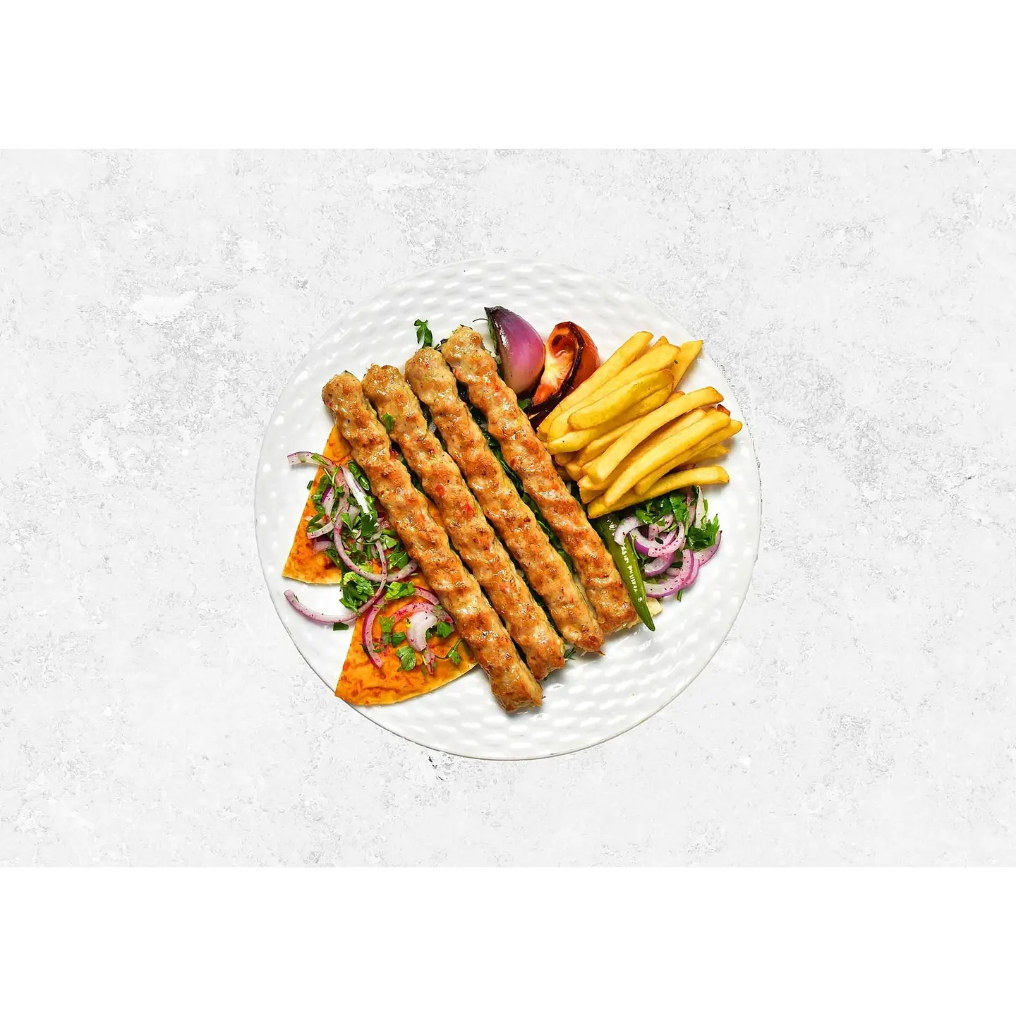 Chicken Kebab Plate - For One Person