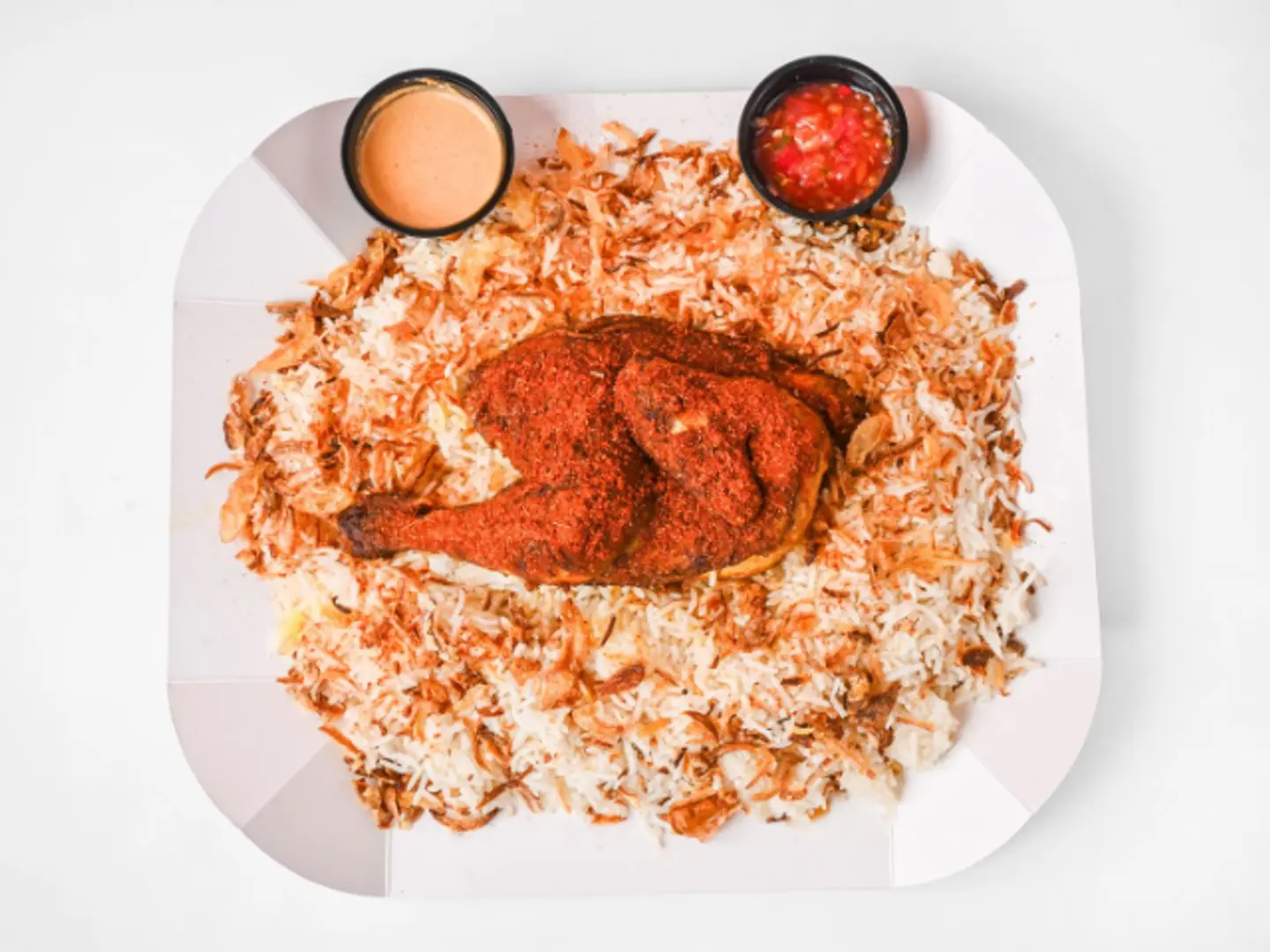 كبسة دجاج - ربع دجاجة