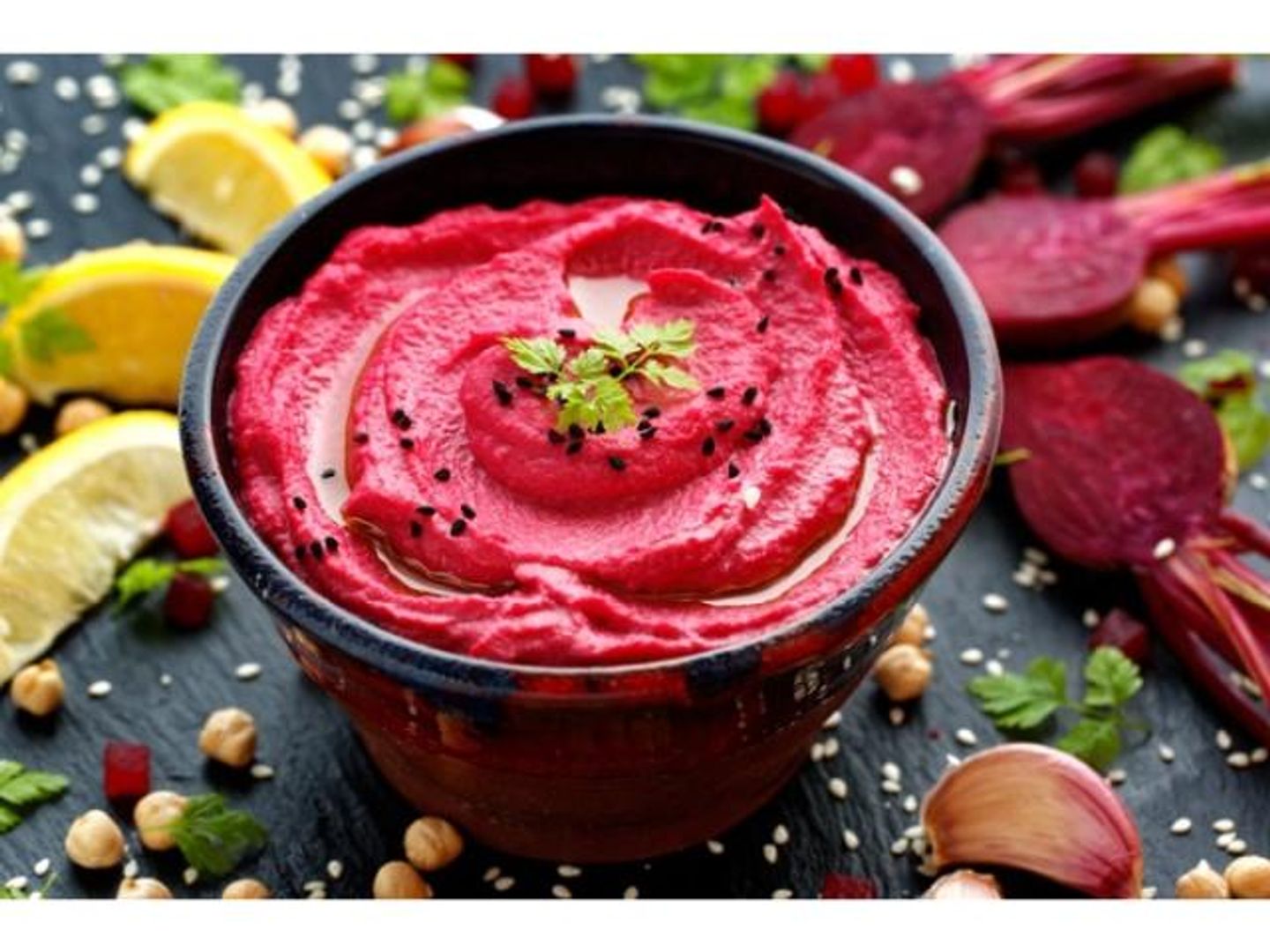 حمص بالشمندر - صغير