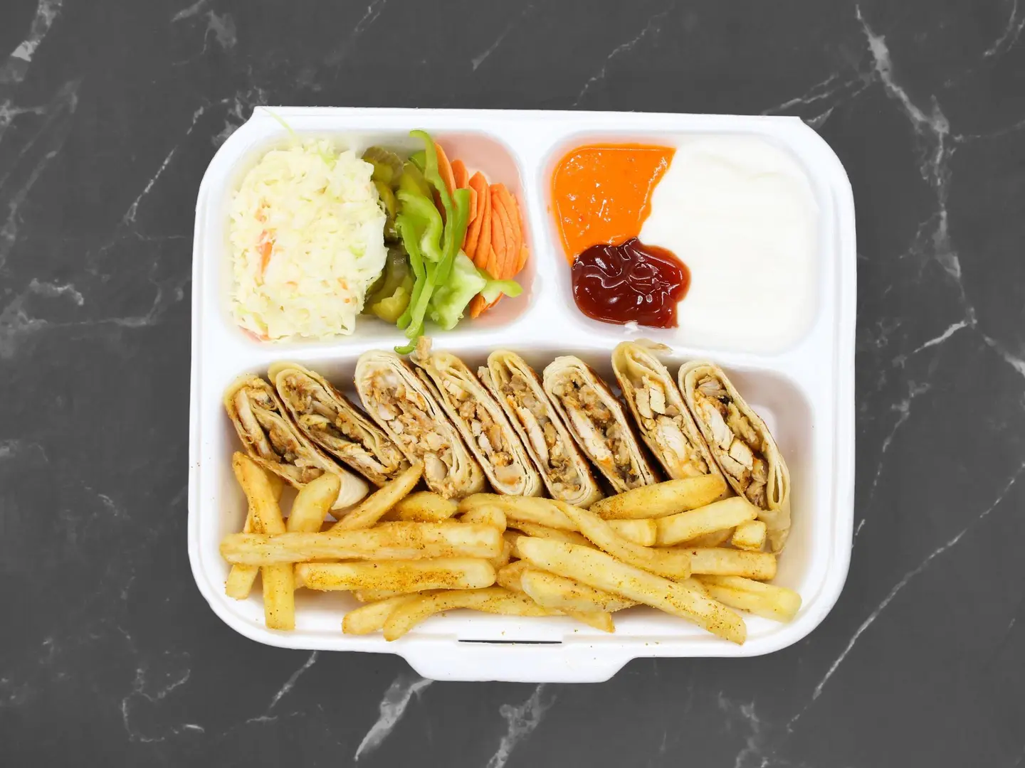 طبق عربي وسط - بدون جبن