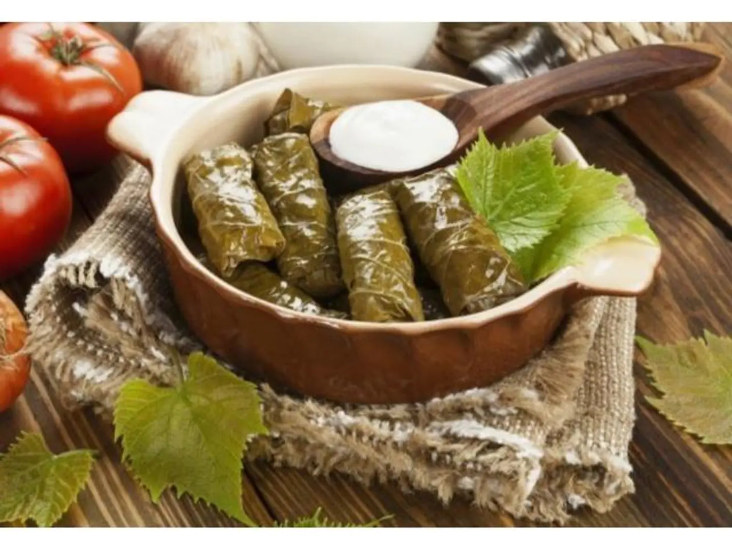 صحن ورق عنب تركي - 6 حبات صغير