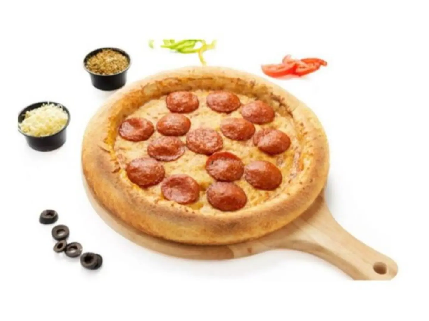 بيتزا ببروني جبن مشكل - صغير