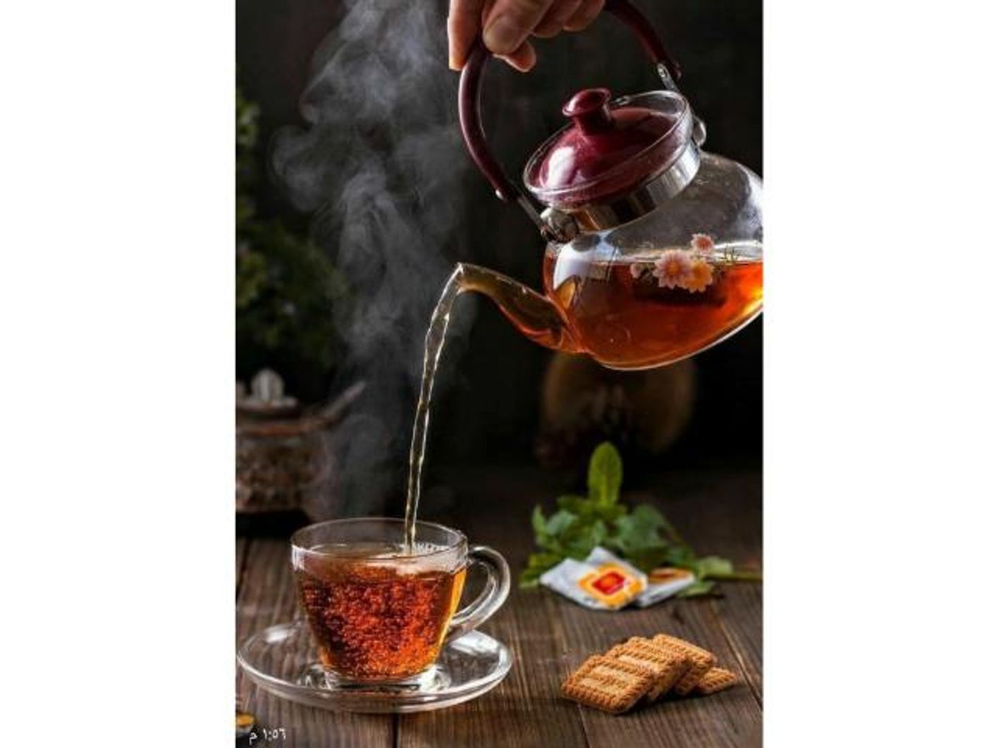 شاي طائفي - أحمر