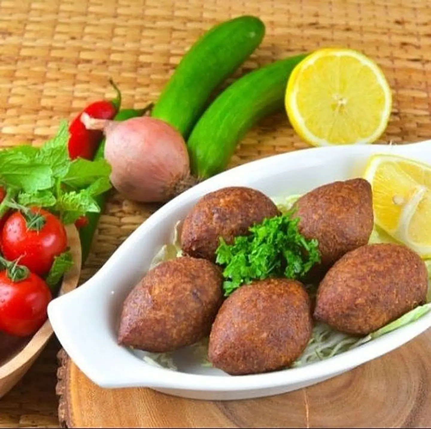 كبة شامية - وسط