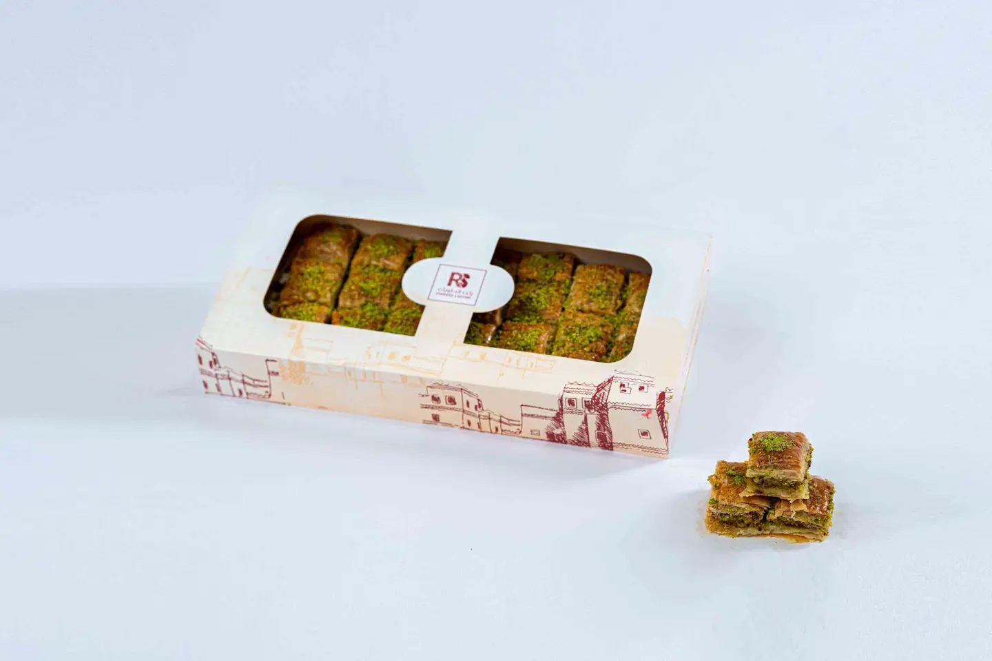 Baklava Knife With Pistachios - 1/2 Kg