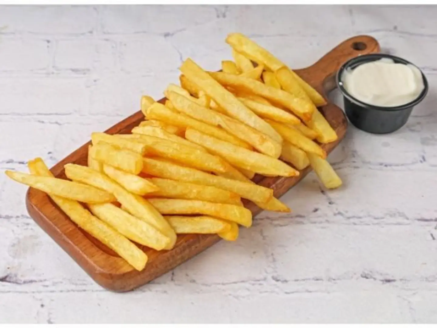Fries With Garlic And Ketchup - Small