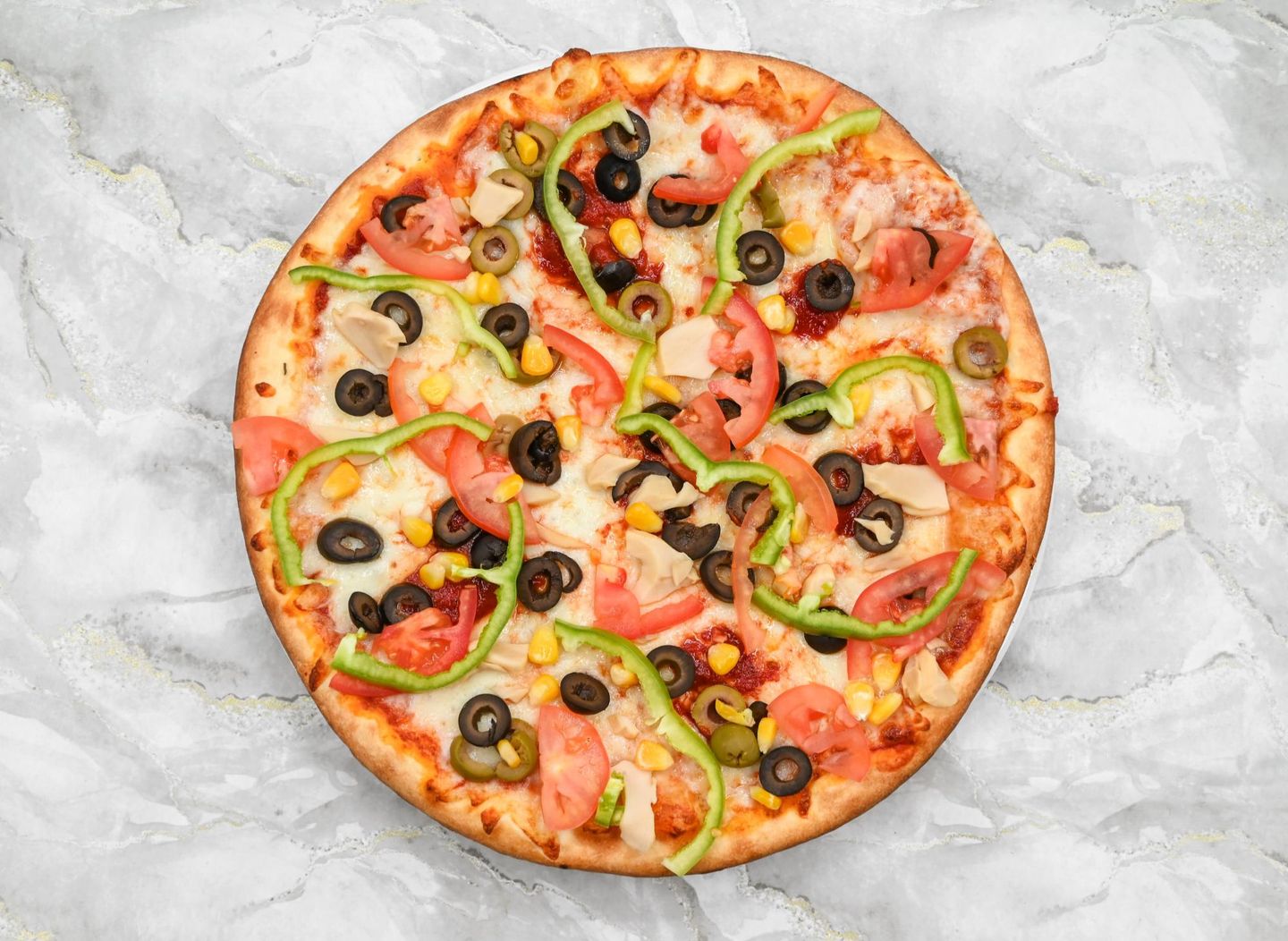 بيتزا خضار - صغير