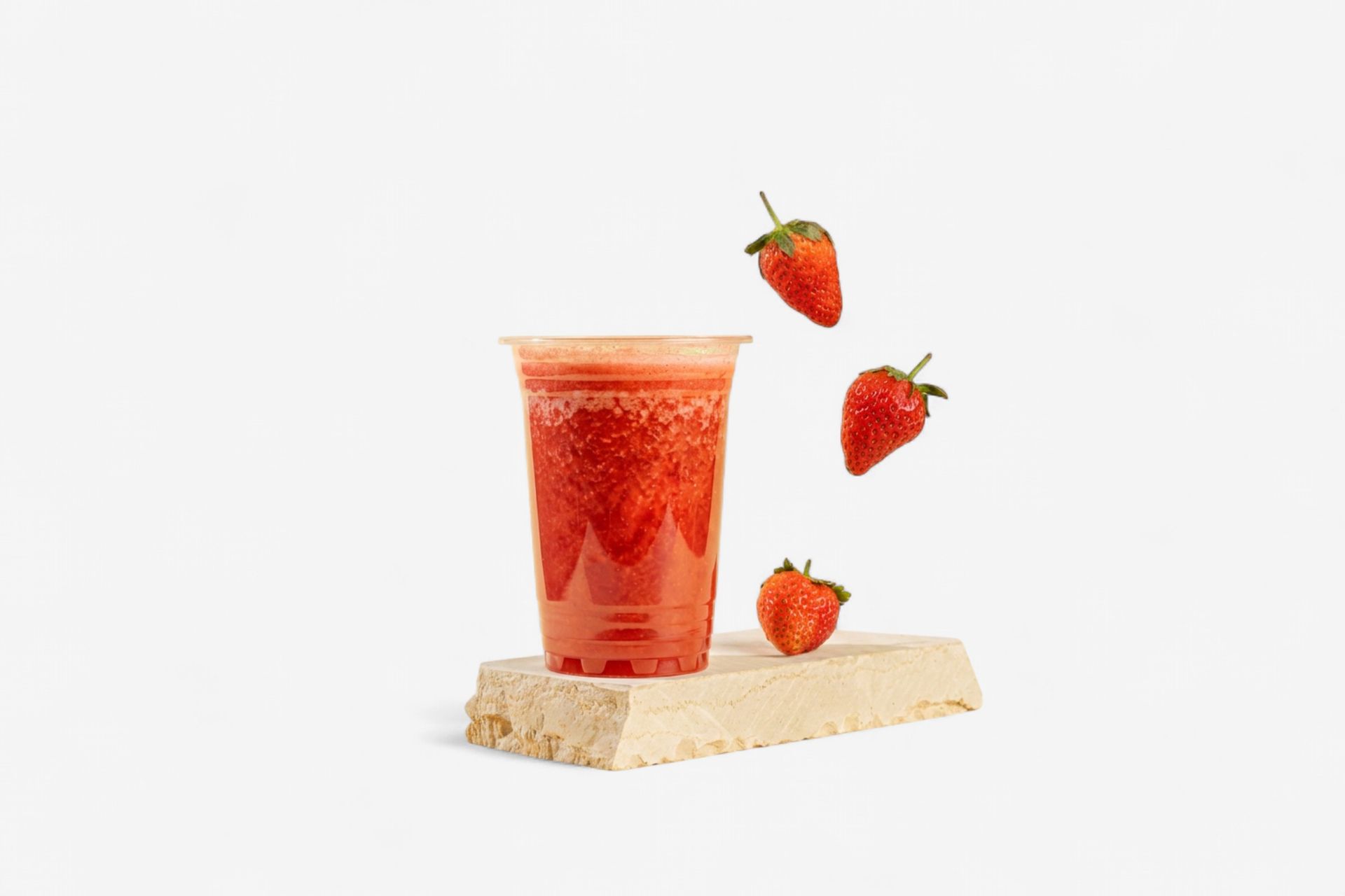 فراولة - كوب وسط