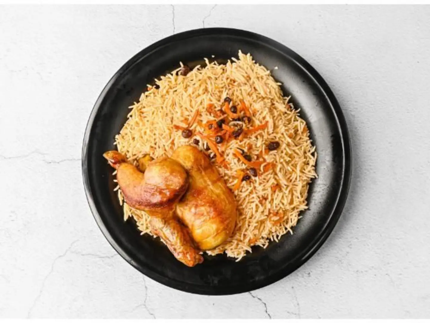Grilled Chicken With Rice - Quarter Of A Chicken