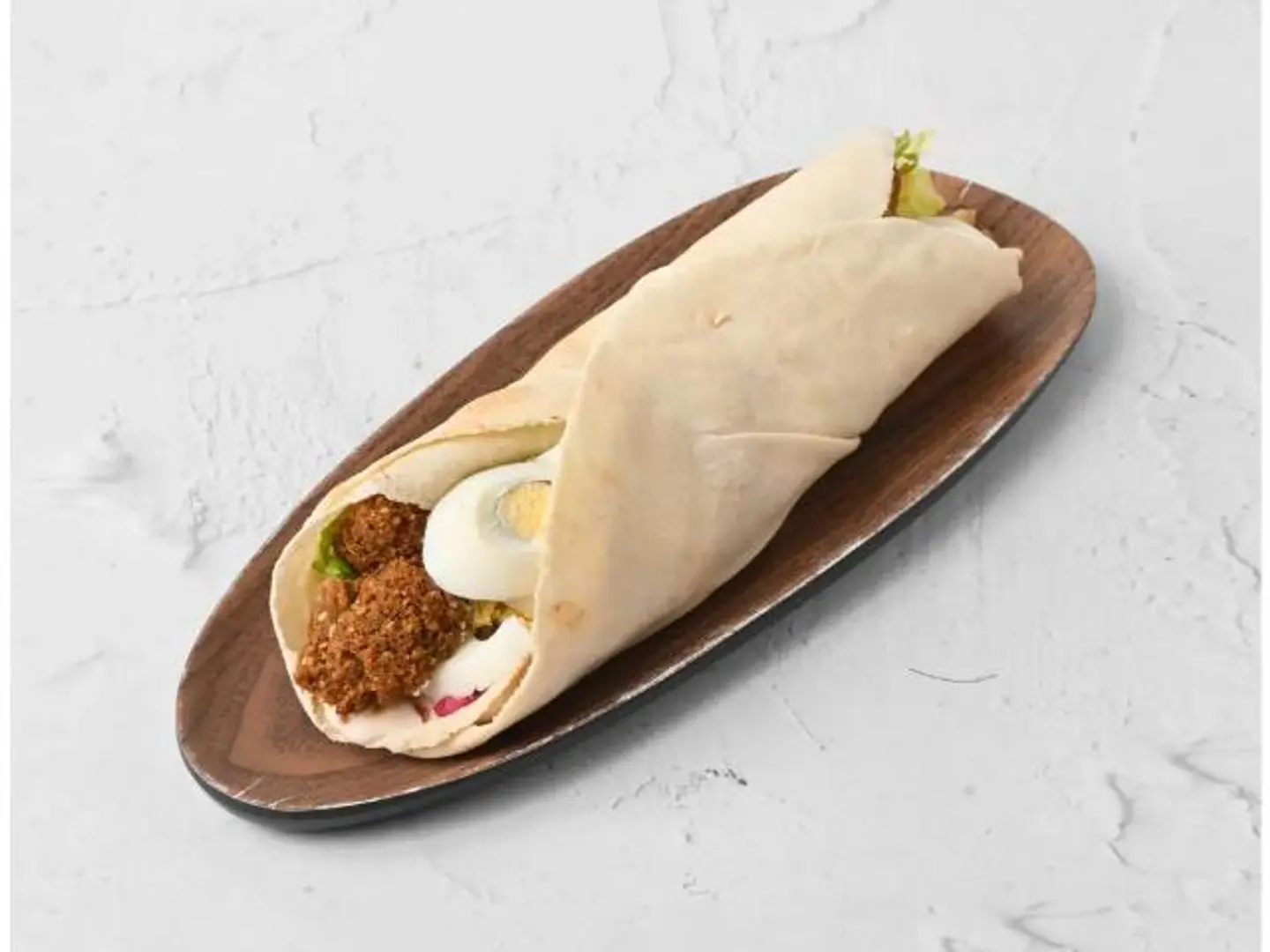 Falafel With Egg And Cheese - Small