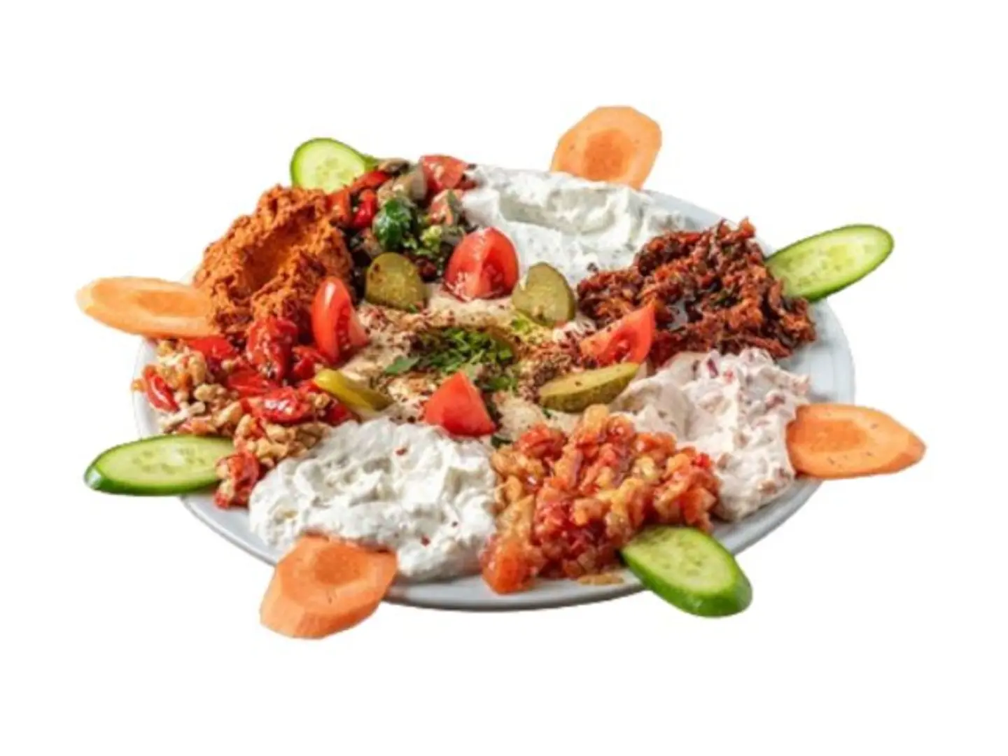 صحن مقبلات - وسط