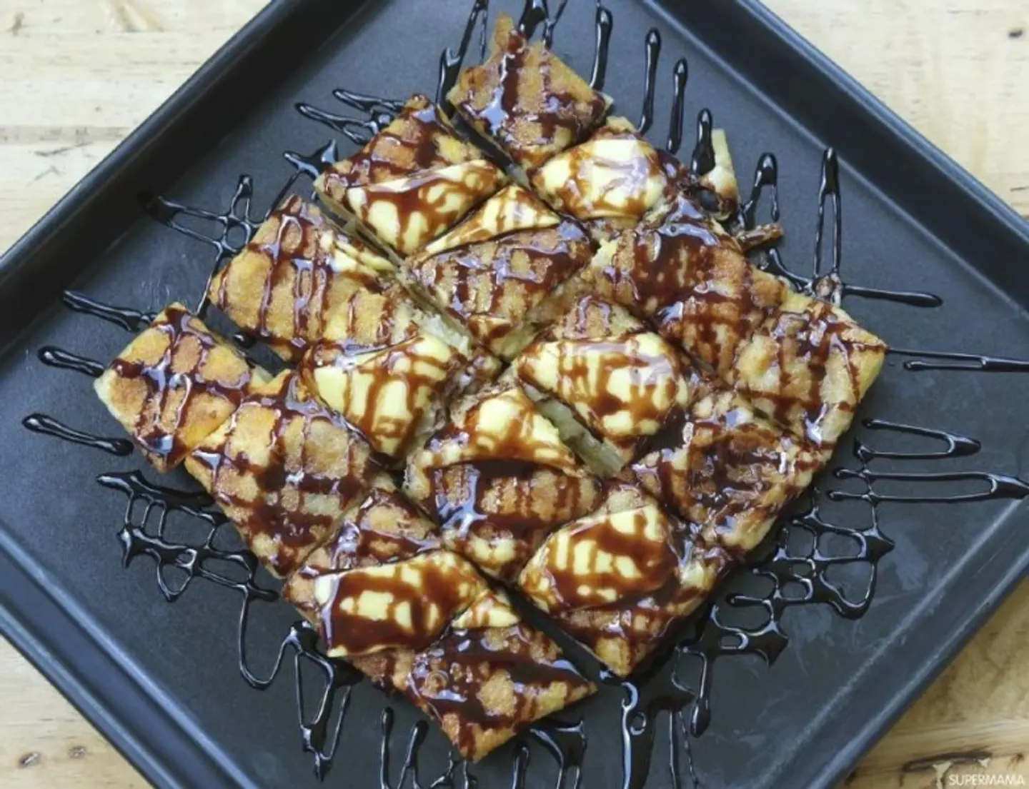 White Nutella Chocolate Pie - Roll