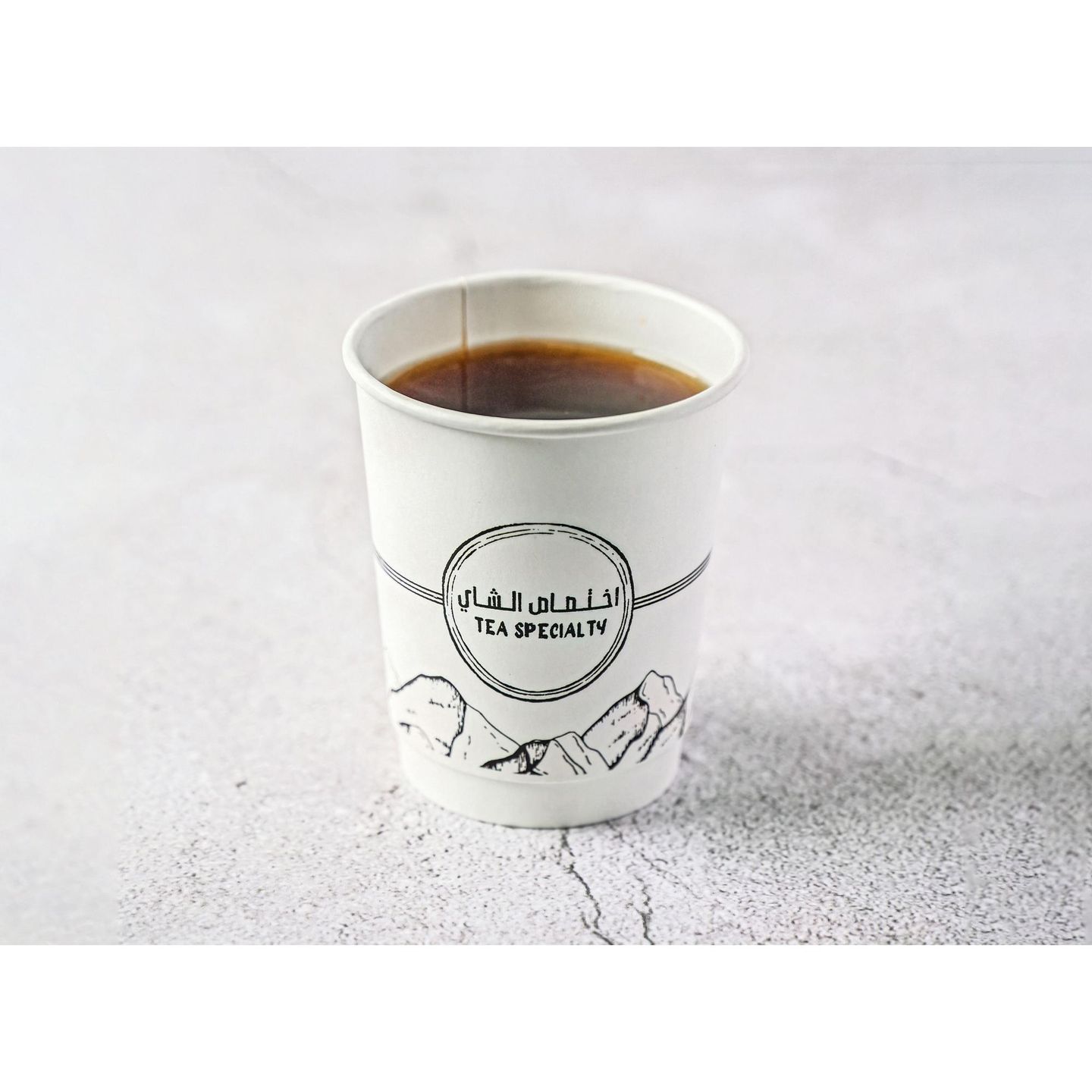 شاي بخار - كوب ورق