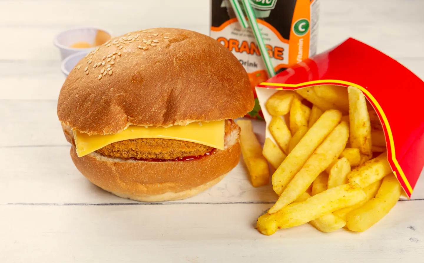 Chicken Burger Kid Meal - Sandwich