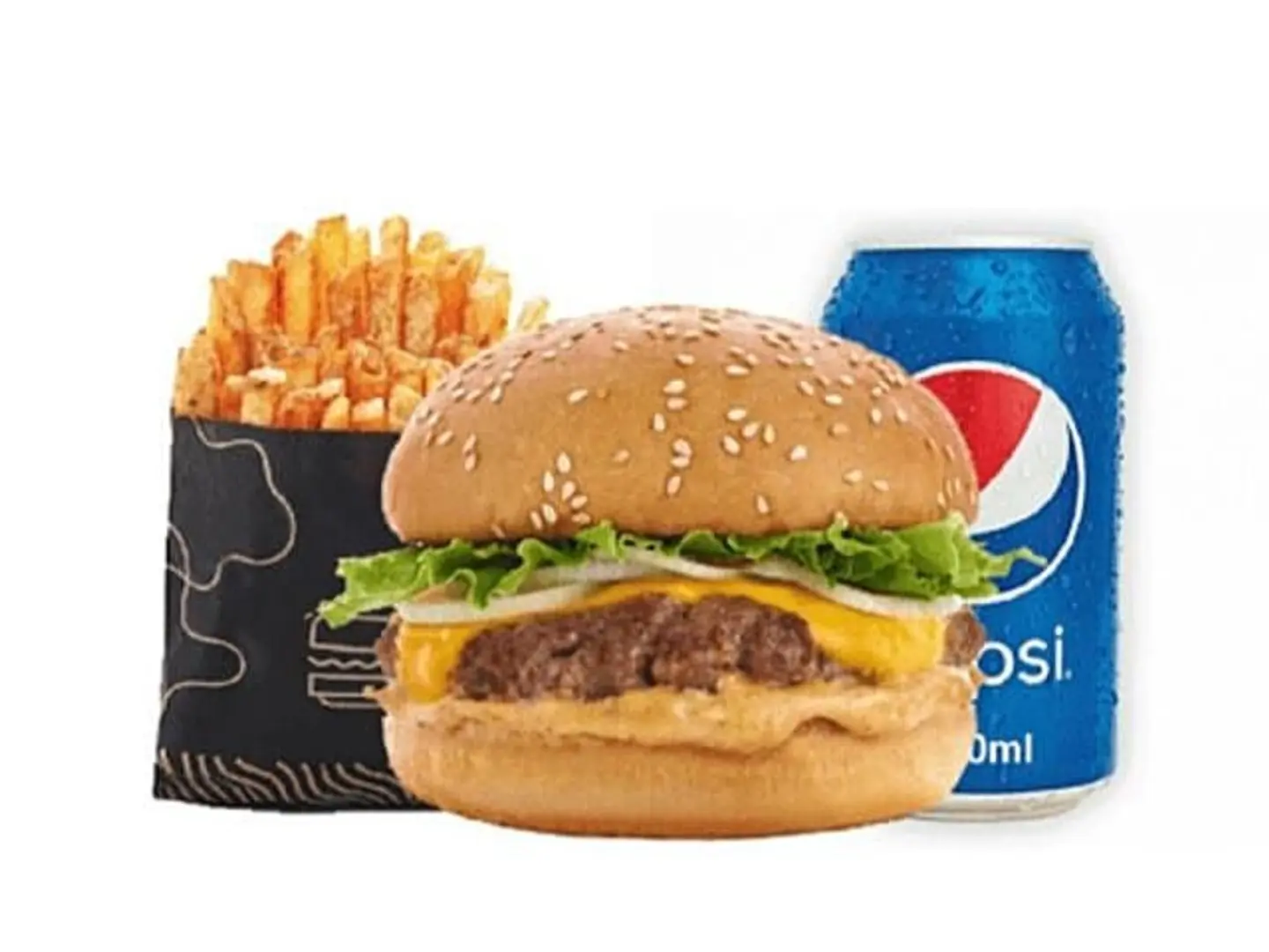 Beef Burger Meal - Regular