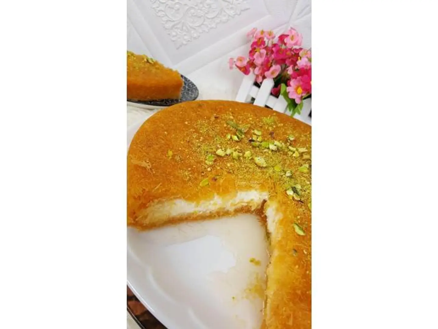 كنافة خشنة بالقشطة - ربع كيلو