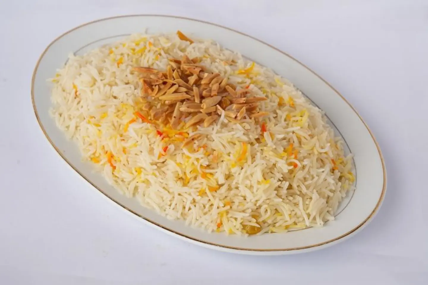ارز ابيض سادة - وسط