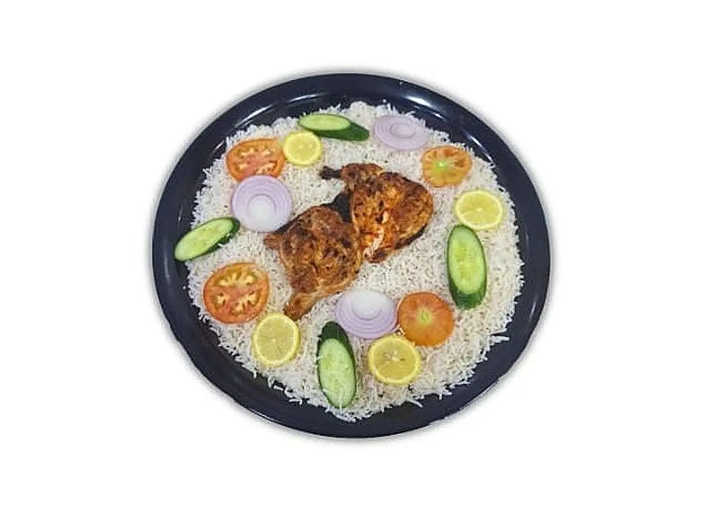 دجاج فحم - نص حبة دجاج