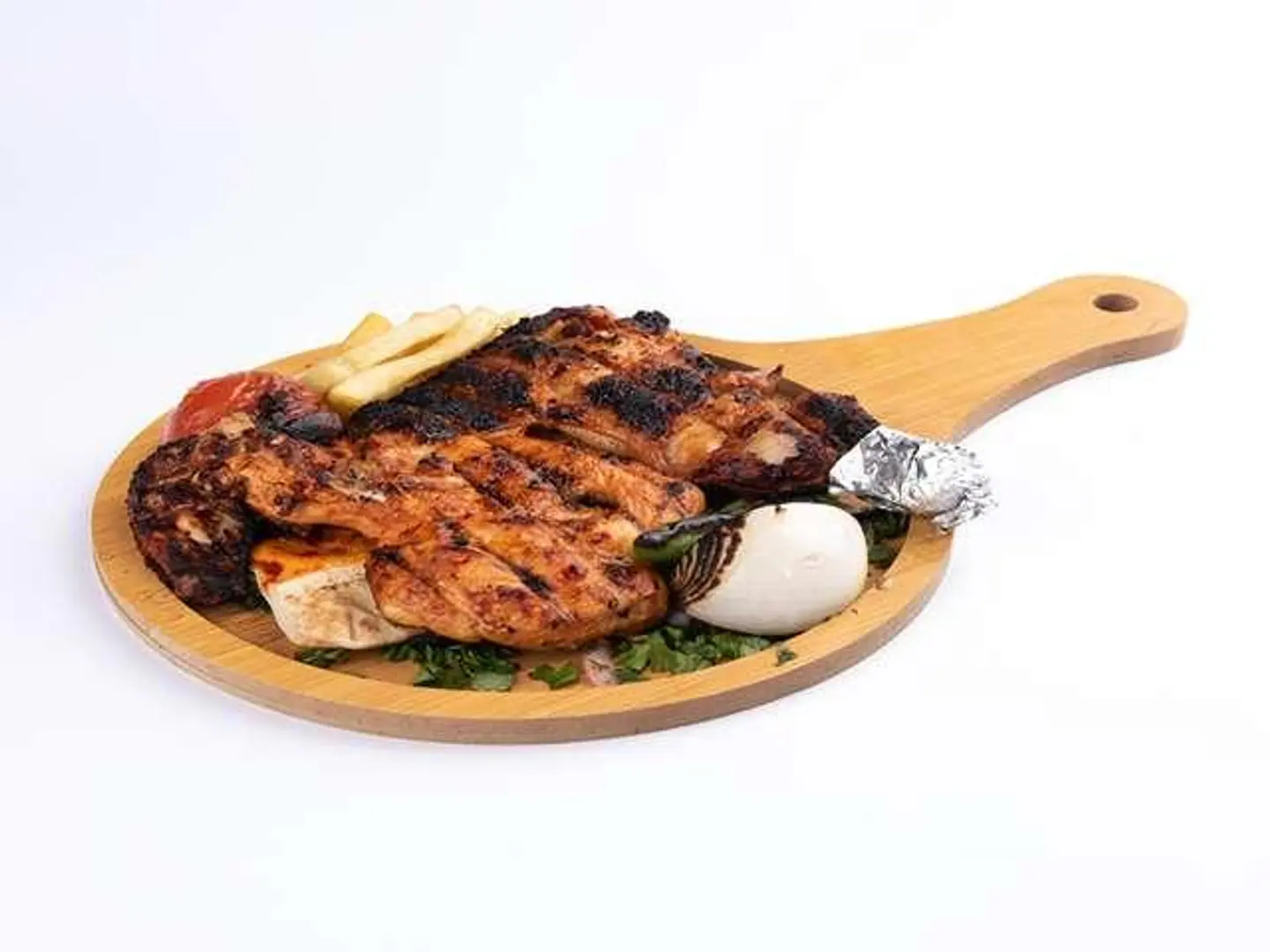 دجاج على الفحم بدون ارز - نص